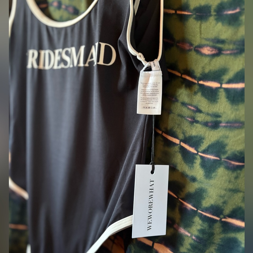 XS NWT WeWoreWhat Bridal Bridesmaid One Piece white & black